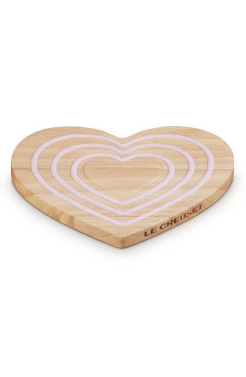 Magnetic Heart Wooden Trivet