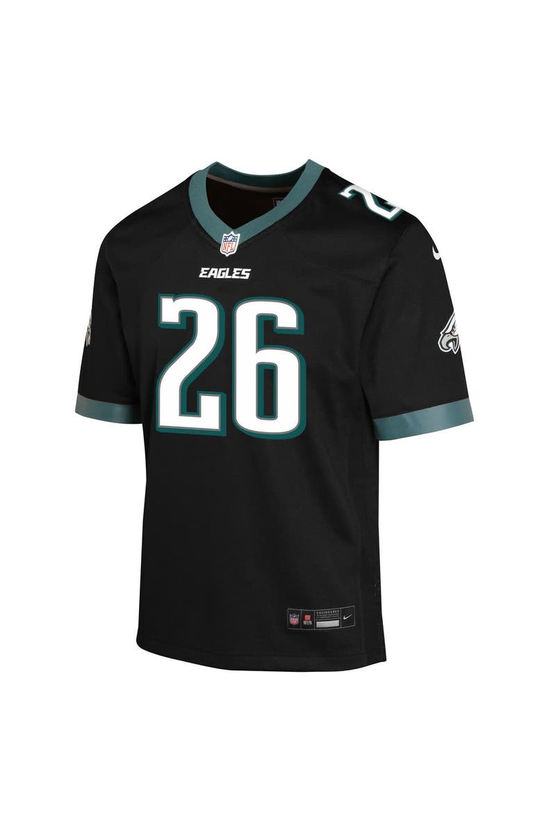 Nike Youth Nike Saquon Barkley Black Philadelphia Eagles Alternate Game Jersey, Alternate, color,