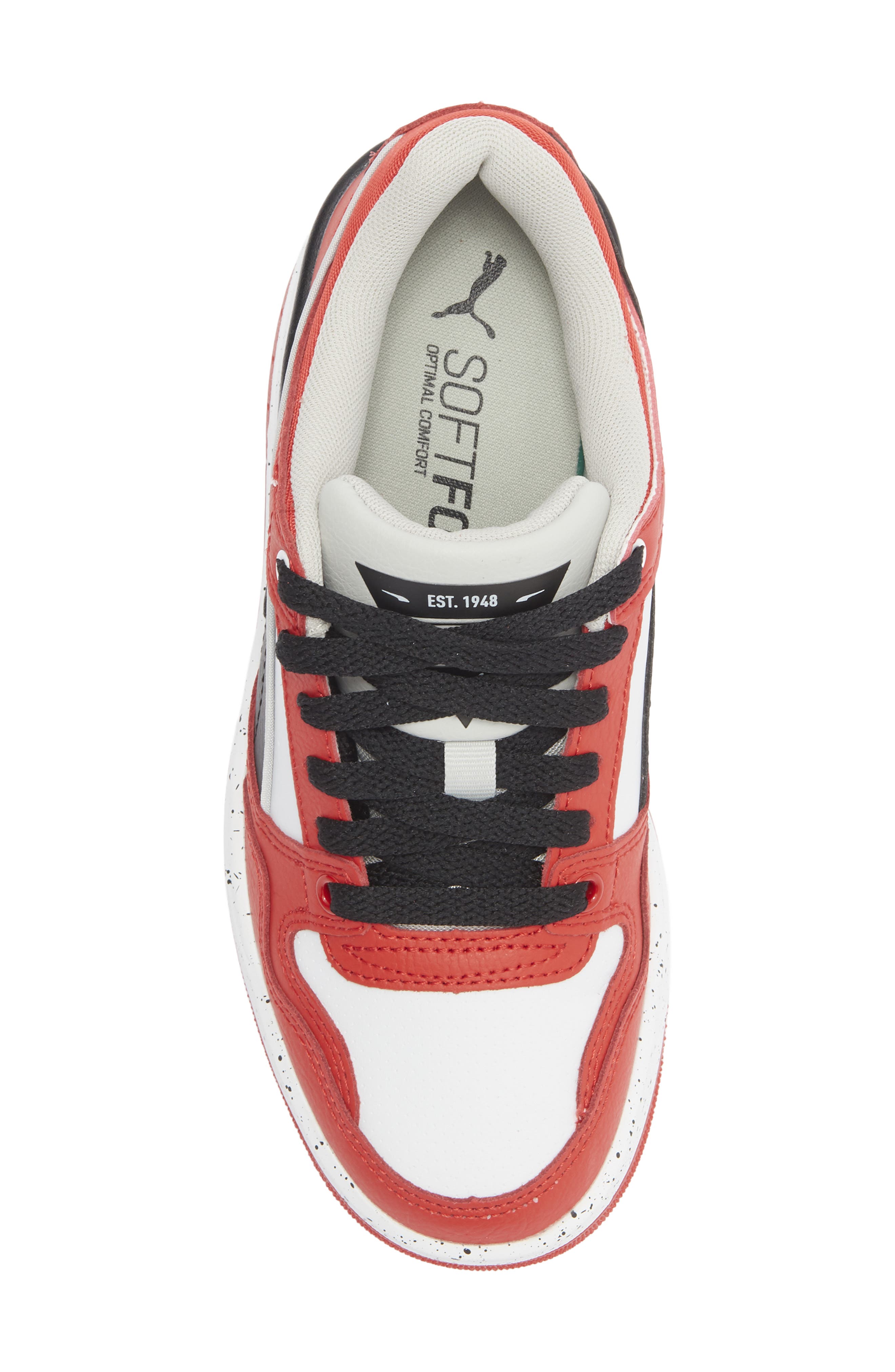 PUMA Kids' Rebound Retro Sneaker, Alternate, color, For All Time Red-Black-White