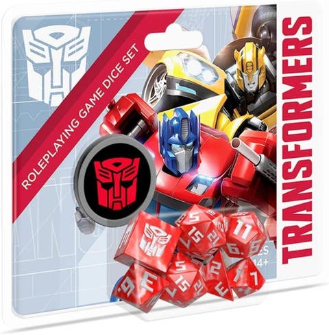 Transformers Roleplaying Game Dice Set