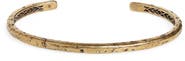 John Varvatos Distressed Brass Cuff Bracelet