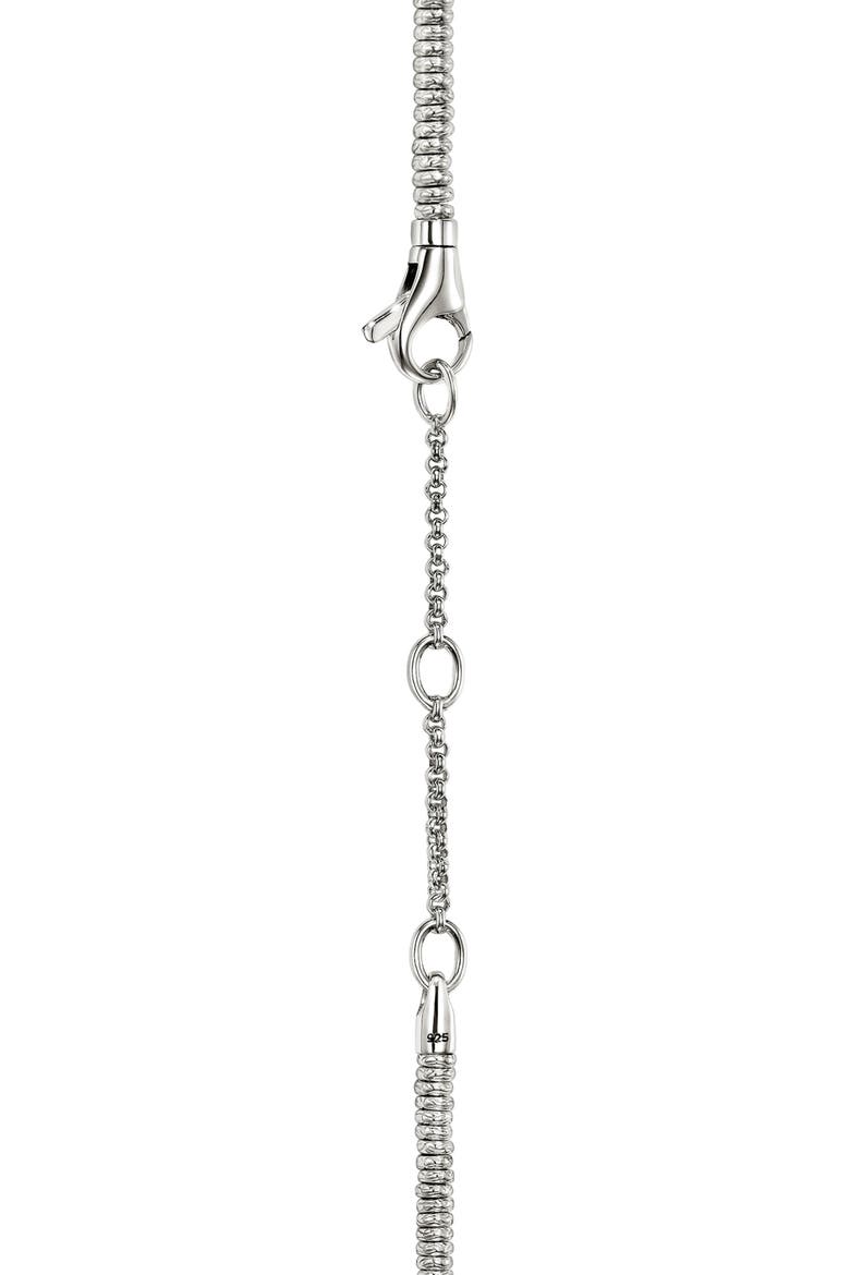 JH Lovestruck Sterling Silver Lab Grown Diamond Pendant Necklace, Alternate, color, SILVER