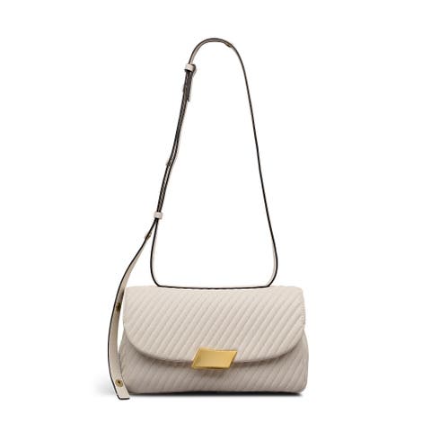 The Belsize - Quilt Medium Flapover Crossbody Bag