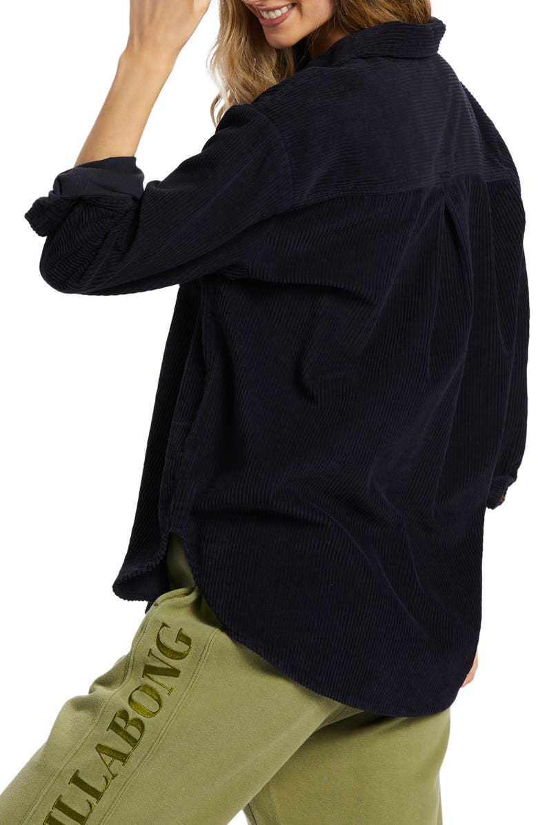 Billabong So Stoked Corduroy Shirt Jacket, Alternate, color, 