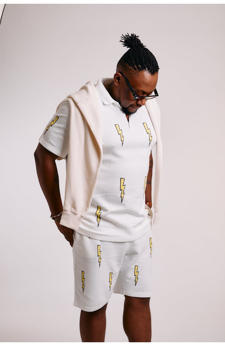 THE RAD BLACK KIDS Speed Bolt Shorts, Alternate, color, 