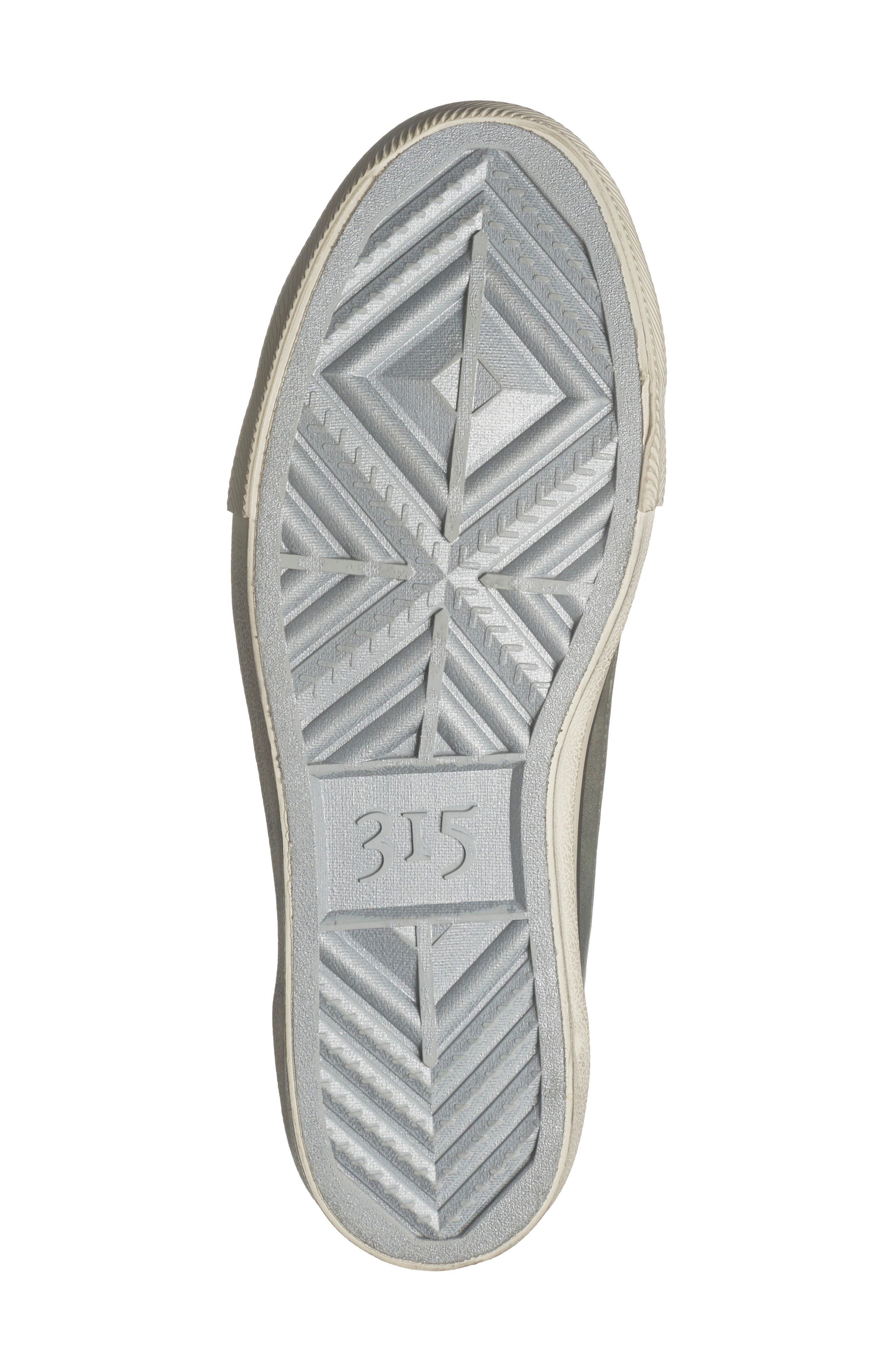 John Varvatos Classic Laceless Low Sneaker, Alternate, color, Stone Grey