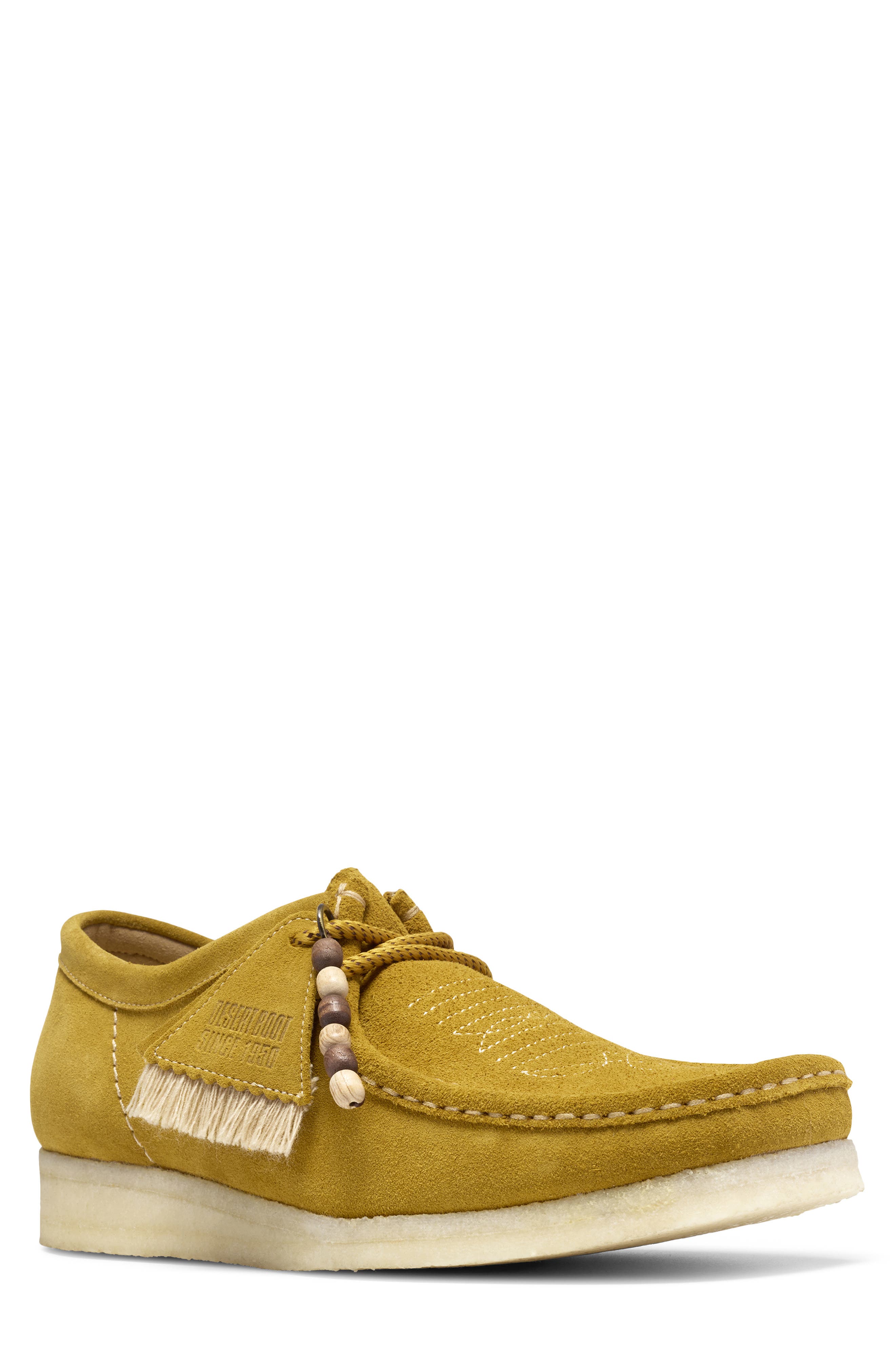 Wallabee Chukka Boot, Main, color, OAK MOSS COMBO