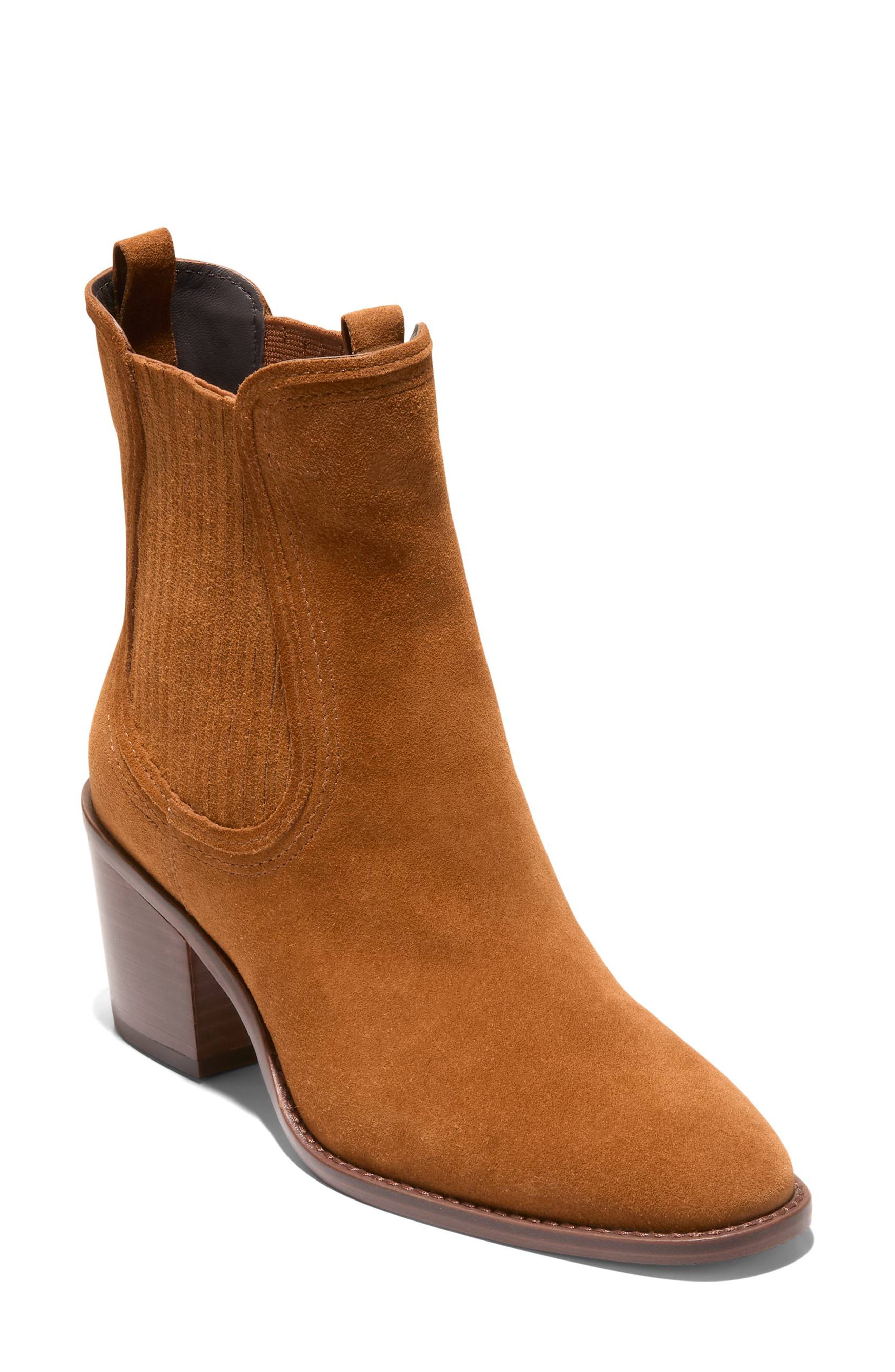 chelsea boots with strap