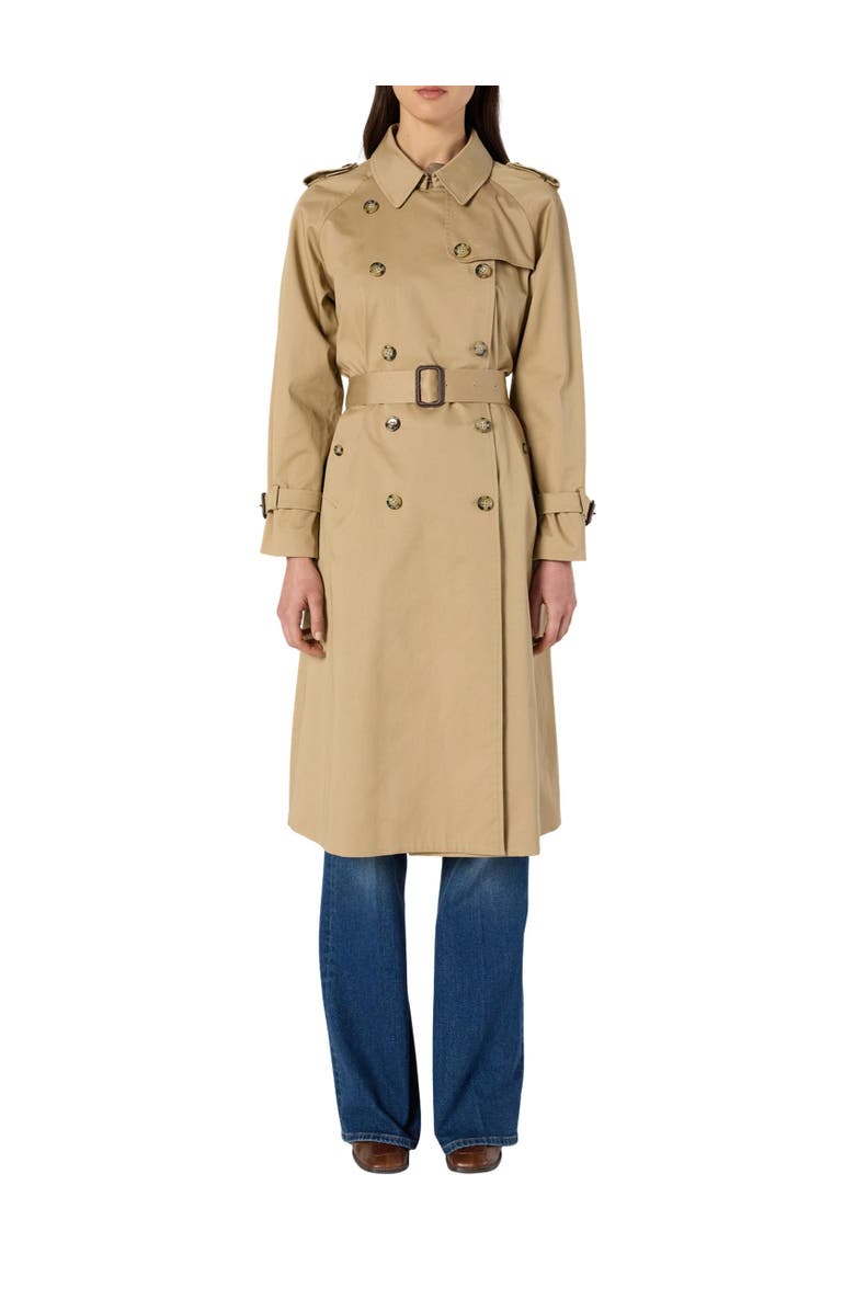 GERARD DAREL Serge Belted Trench Coat, Alternate, color, Beige
