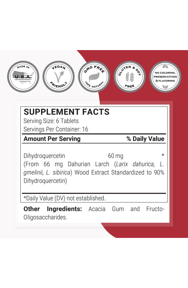 SuperSmart Taxifolin Dihydroquercetin, Alternate, color, NO COLOR
