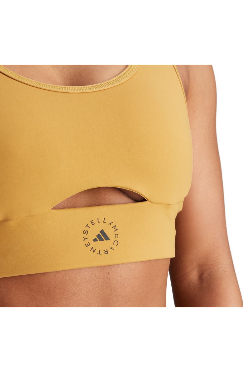 adidas by Stella McCartney TrueStrength Yoga Sports Bra, Alternate, color, Dessert Dune