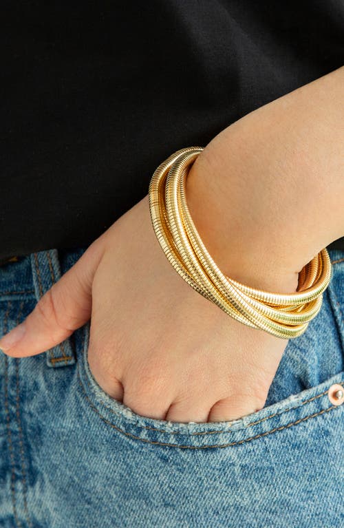 Marlyn Schiff Twisted Omega Chain Stretch Bracelet