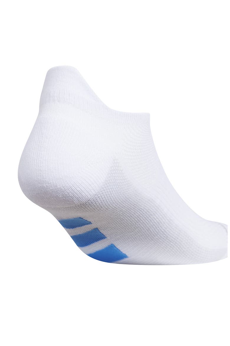 All Day Training 3-Pack No Show Socks, Alternate, color, WHITE/ RAY BLUE/ ORANGE