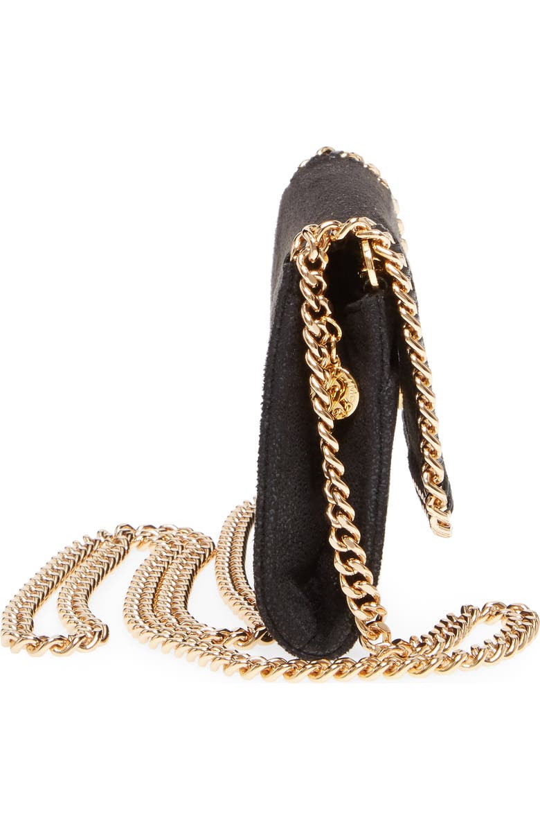 Stella McCartney Shaggy Deer Faux Leather Crossbody Bag, Alternate, color,