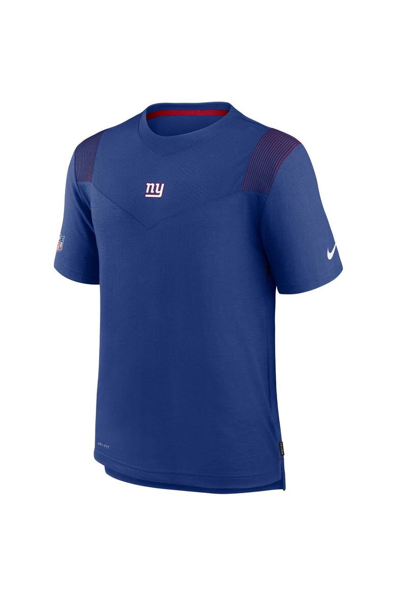 Men's Nike Royal New York Giants Sideline Player UV Performance T-Shirt, Alternate, color, Royal