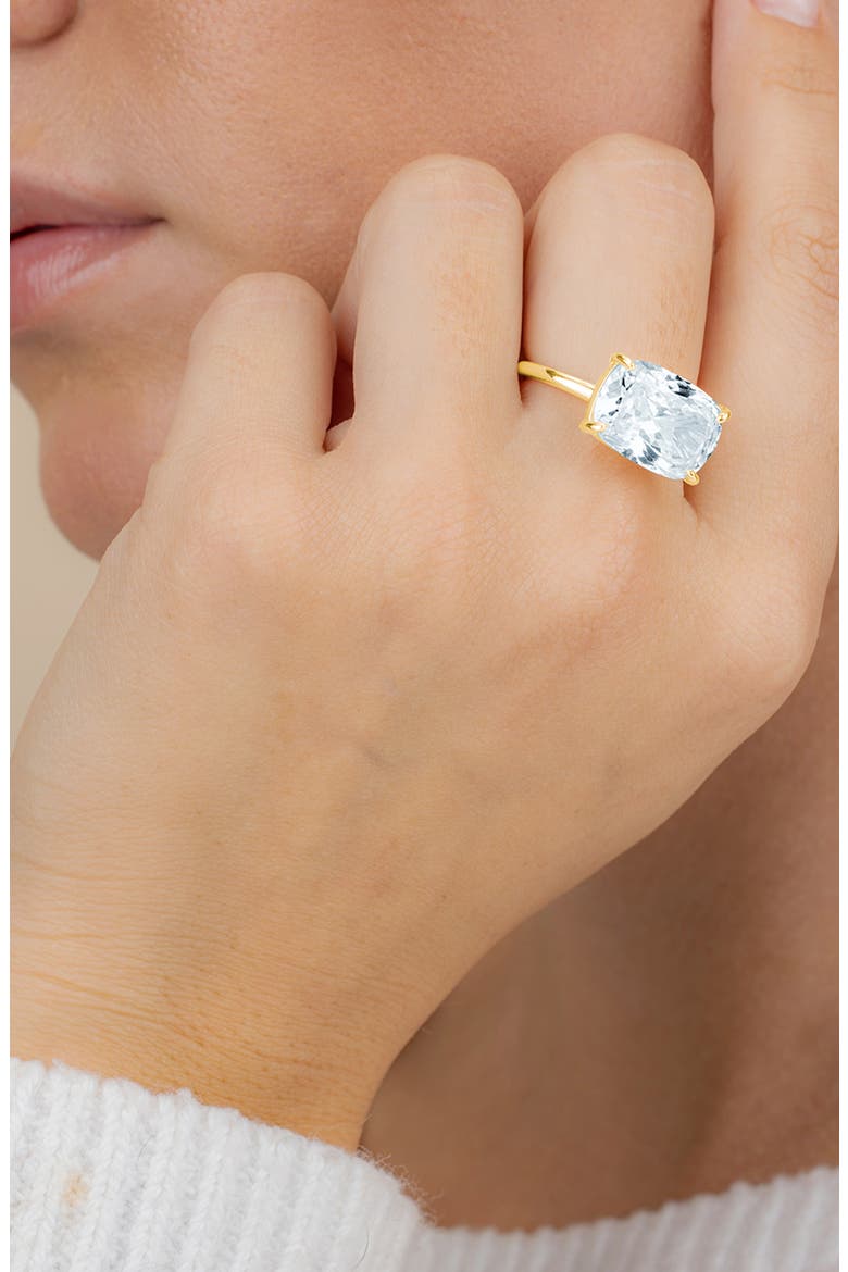 East West Cubic Zirconia Ring, Alternate, color, GOLD