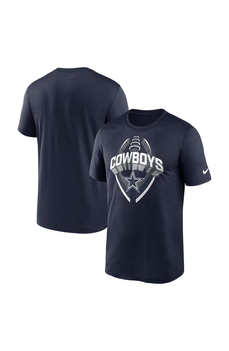 Nike Men's Nike Navy Dallas Cowboys Big & Tall Primetime Legend Icon Performance T-Shirt, Alternate, color, Navy