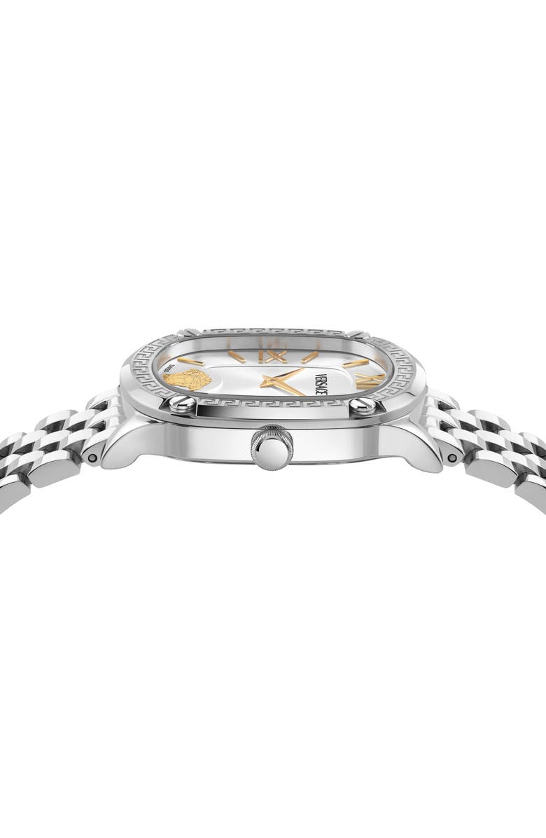 Versace Couture Bracelet Watch, 40mm x 29mm, Alternate, color, Stainless Steel