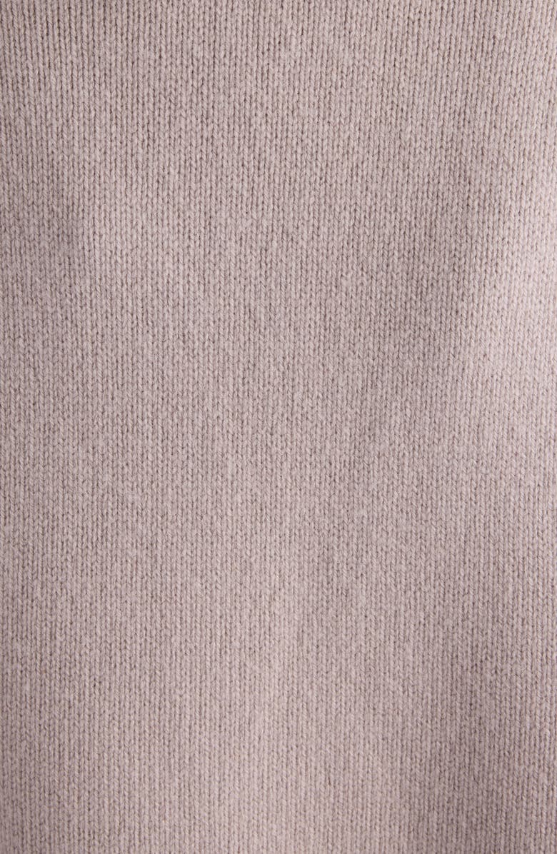 Acne Studios Kolid Richard Yak Hair & Wool V-Neck Crop Sweater, Alternate, color, Pale Grey