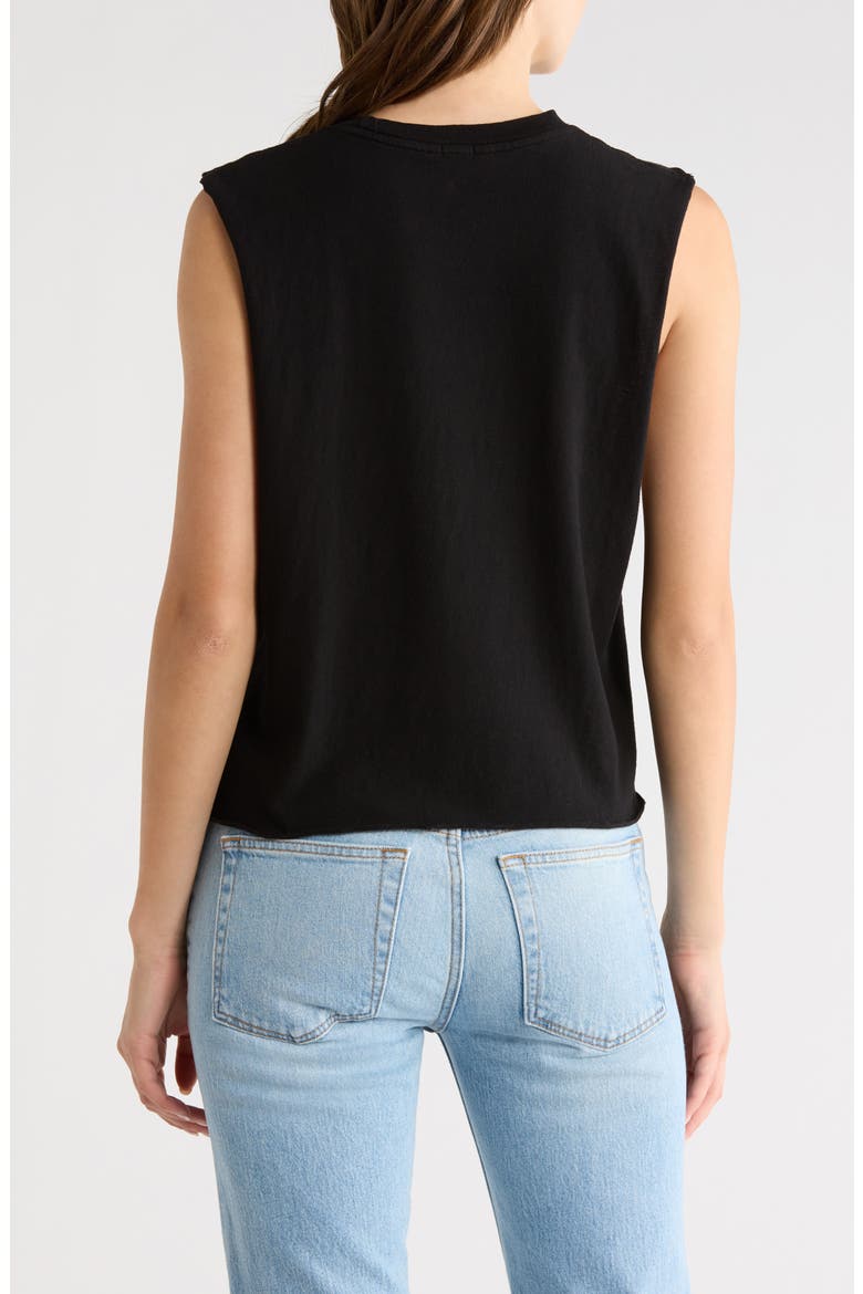 Susan Cotton Blend Tank, Alternate, color, BLACK