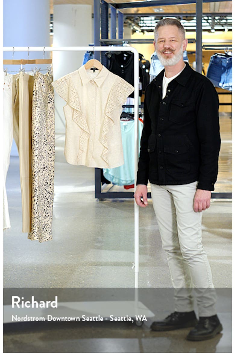 Nova Flutter Sleeve Eyelet Cotton Blouse video