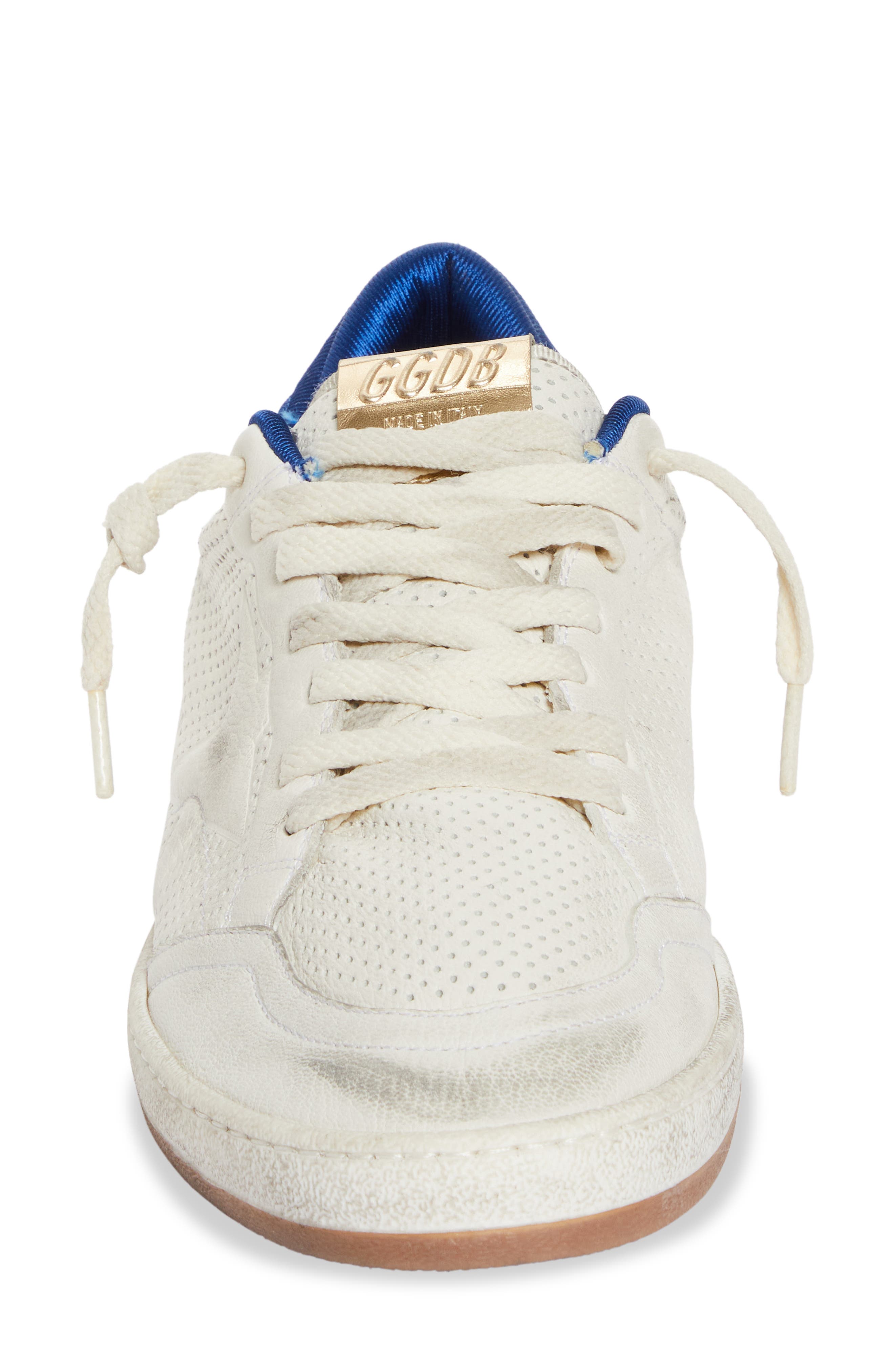 Golden Goose Ball Star Perforated Low Top Sneaker, Alternate, color, 
