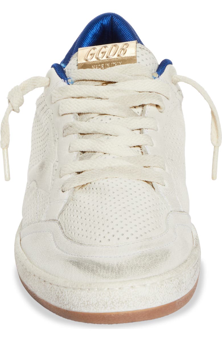 Golden Goose Ball Star Perforated Low Top Sneaker, Alternate, color,
