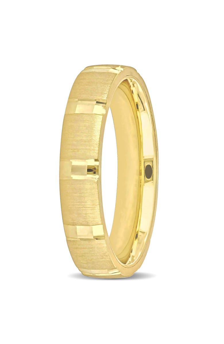 Julianna B. Brushed and Polished Wedding Band 14k, Alternate, color, 14K Gold