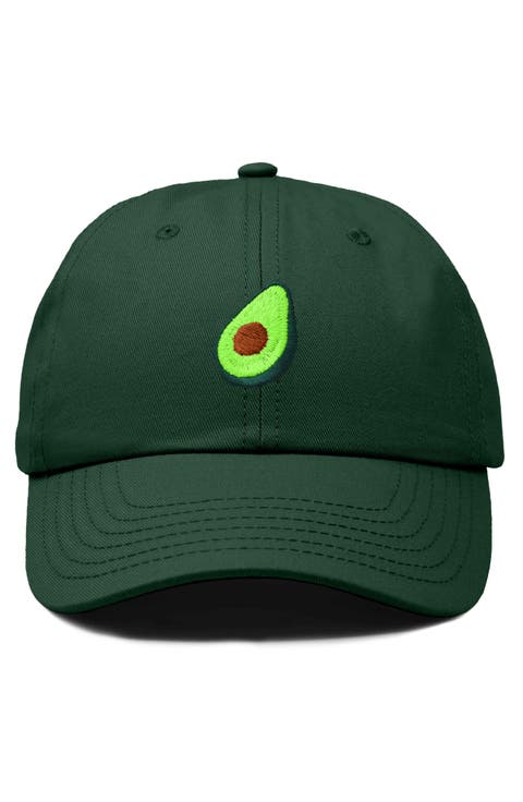 Avocado Embroidered Food Hat
