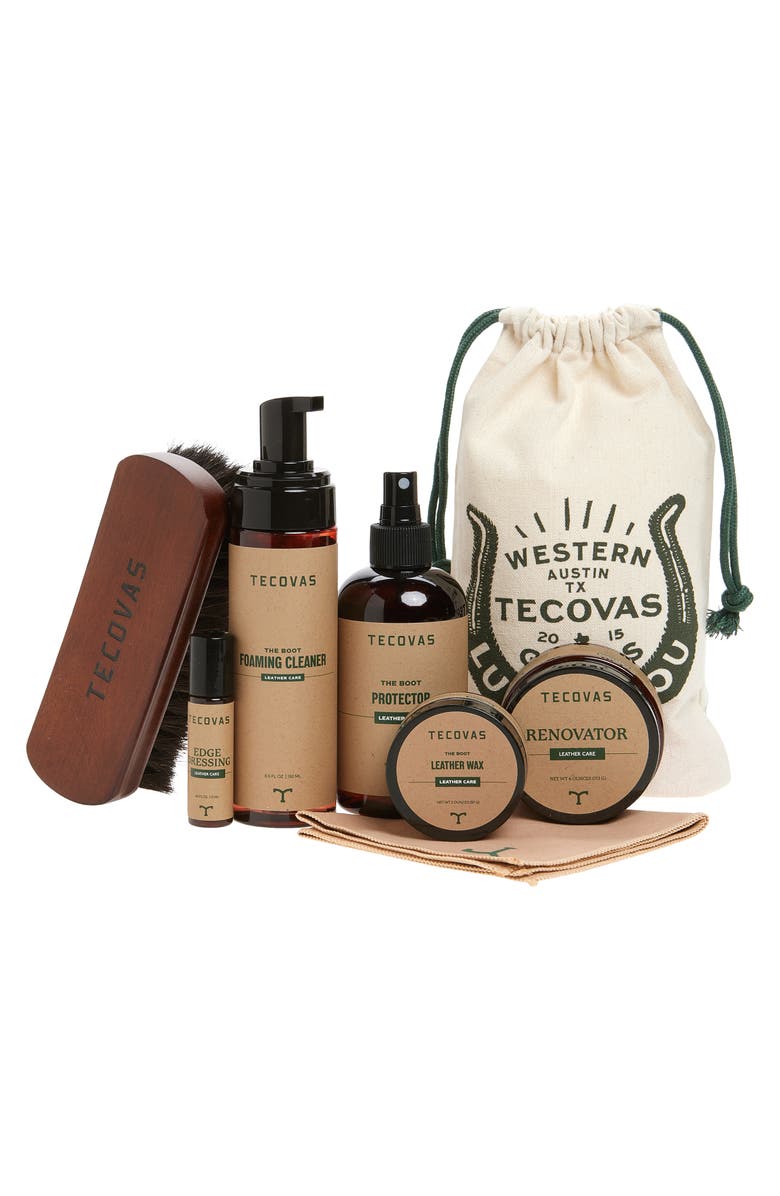 Tecovas Basics Care Kit, Main, color, Beige