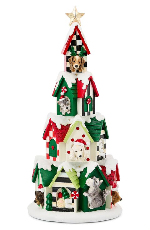 Check It Out Illuminated Dog House Tower