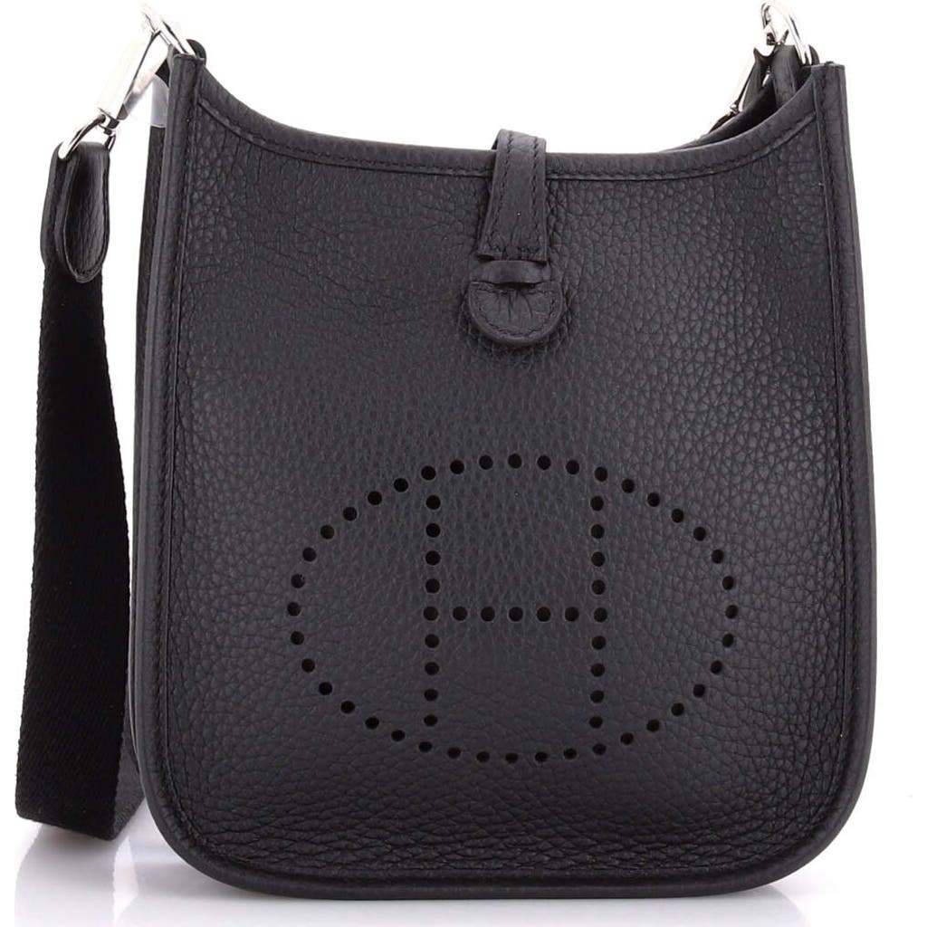 Pre-owned Hermes Hermes Evelyne Bag Gen Iii Clemence Tpm In Black