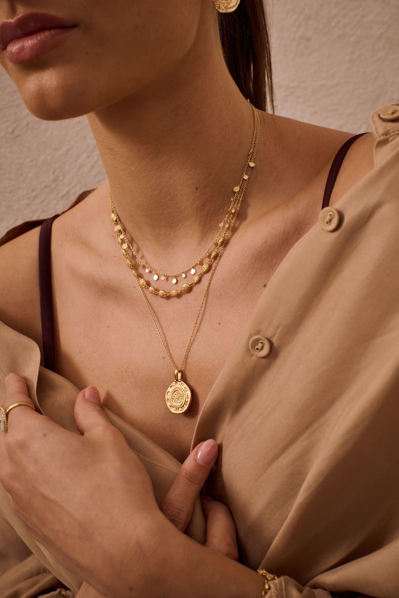 Kindred Necklace, Alternate, color, Yellow Gold
