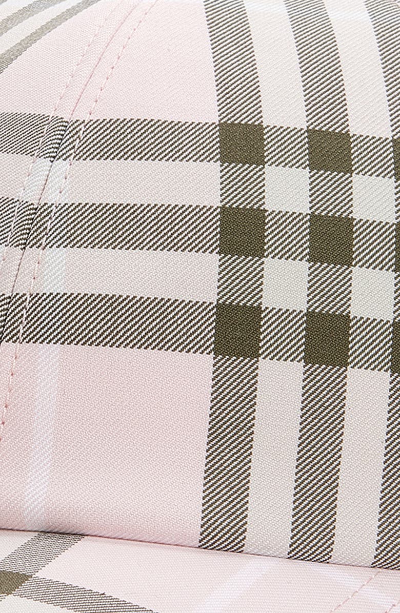 Burberry Classic Check Baseball Cap, Alternate, color, Mallow Pink Ip Check