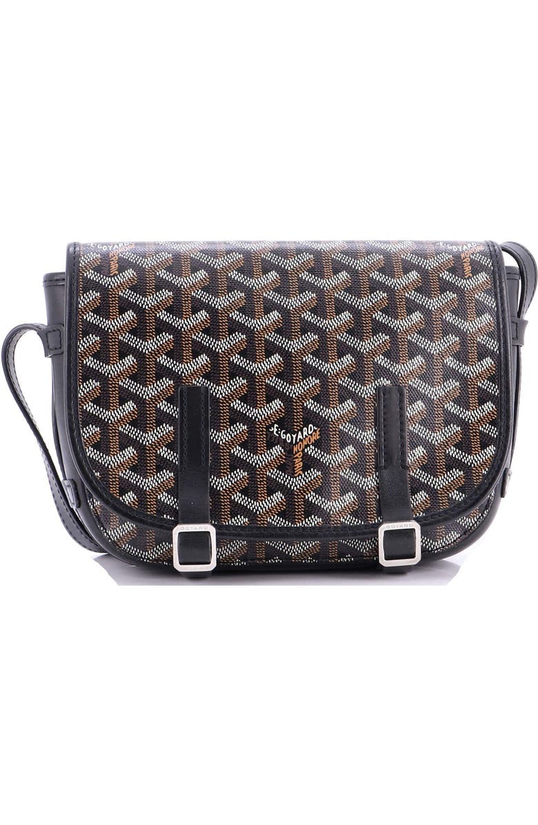 Pre-Owned Goyard Belvedere Messenger Bag Coated Canvas PM, Main, color,
