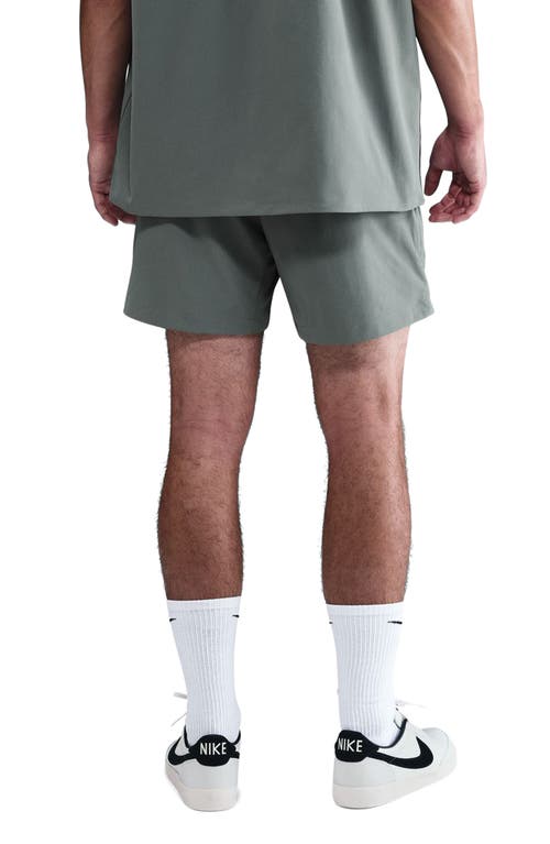 Nike 24.7 Perfectstretch Dri-fit Flat Front Shorts In Gray