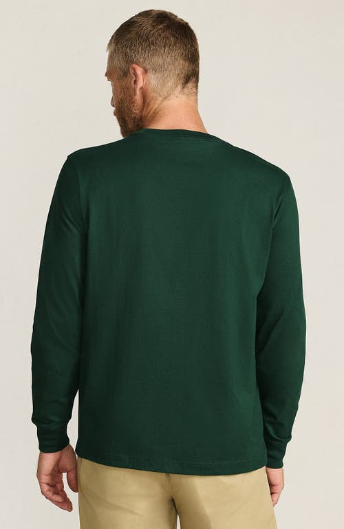 Lands' End Super-t Long Sleeve T-shirt In Green