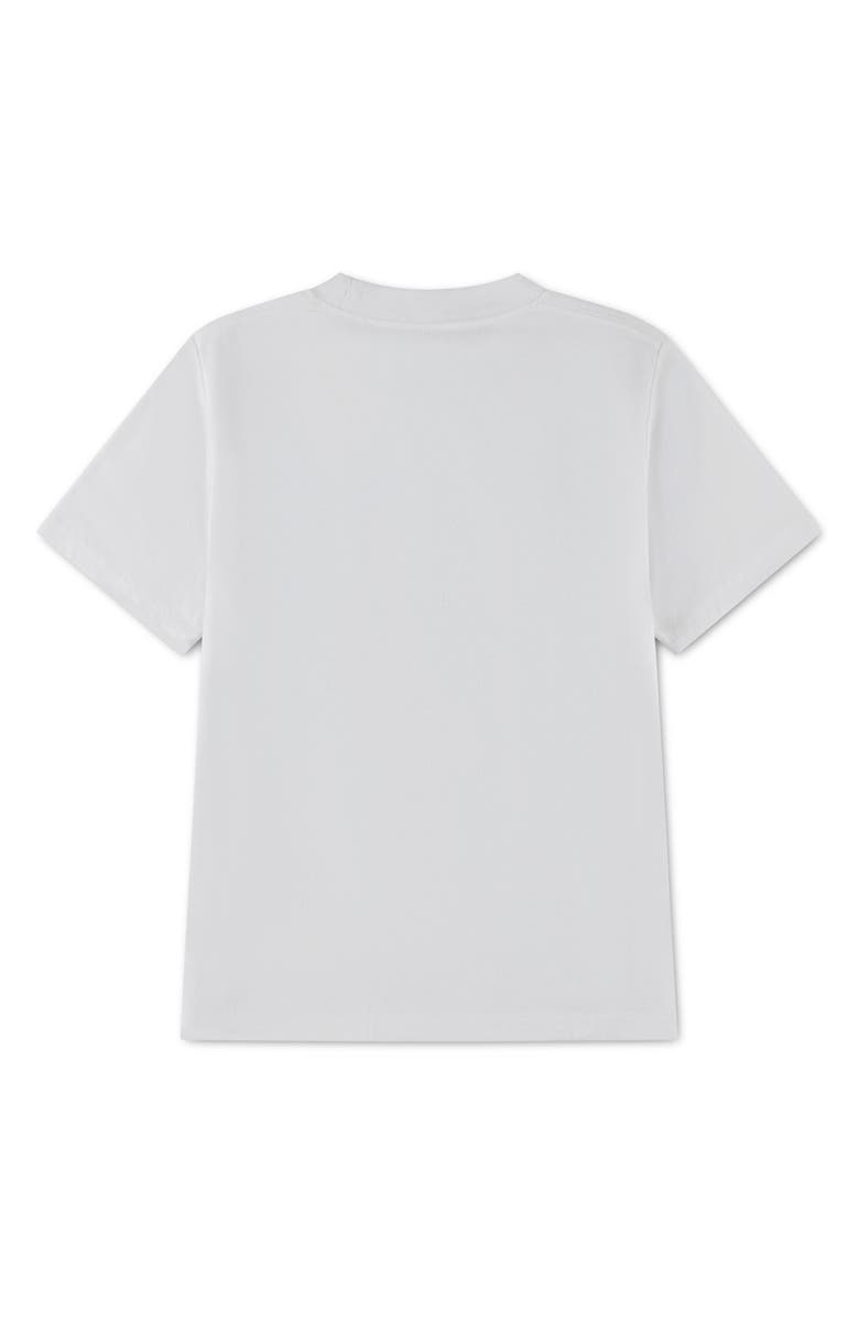 abercrombie kids Kids' Golf Balls Cotton Blend Graphic T-Shirt, Alternate, color, Bright White