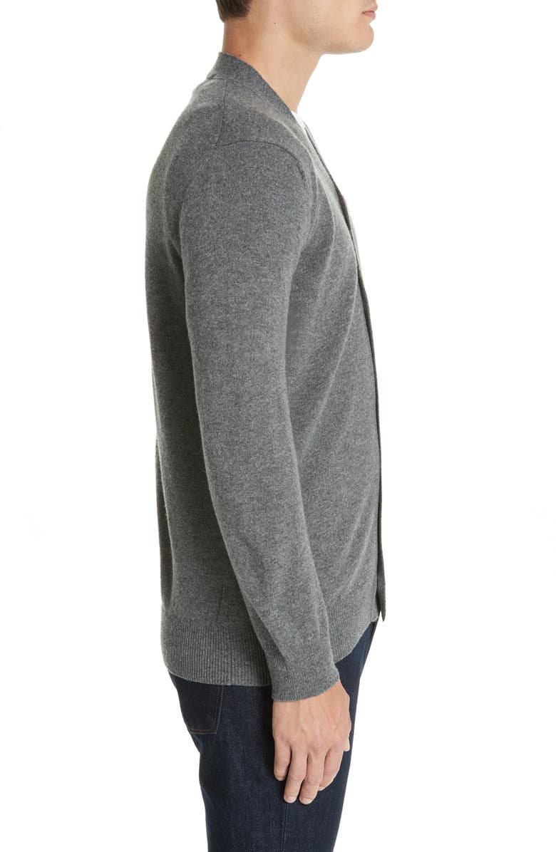 Comme des Garçons PLAY Double Heart Wool Cardigan, Alternate, color,