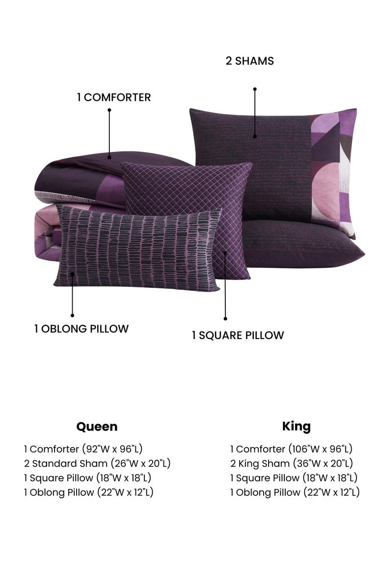 ORCHID MATRIX K, Alternate, color, PURPLE GEOMETRIC
