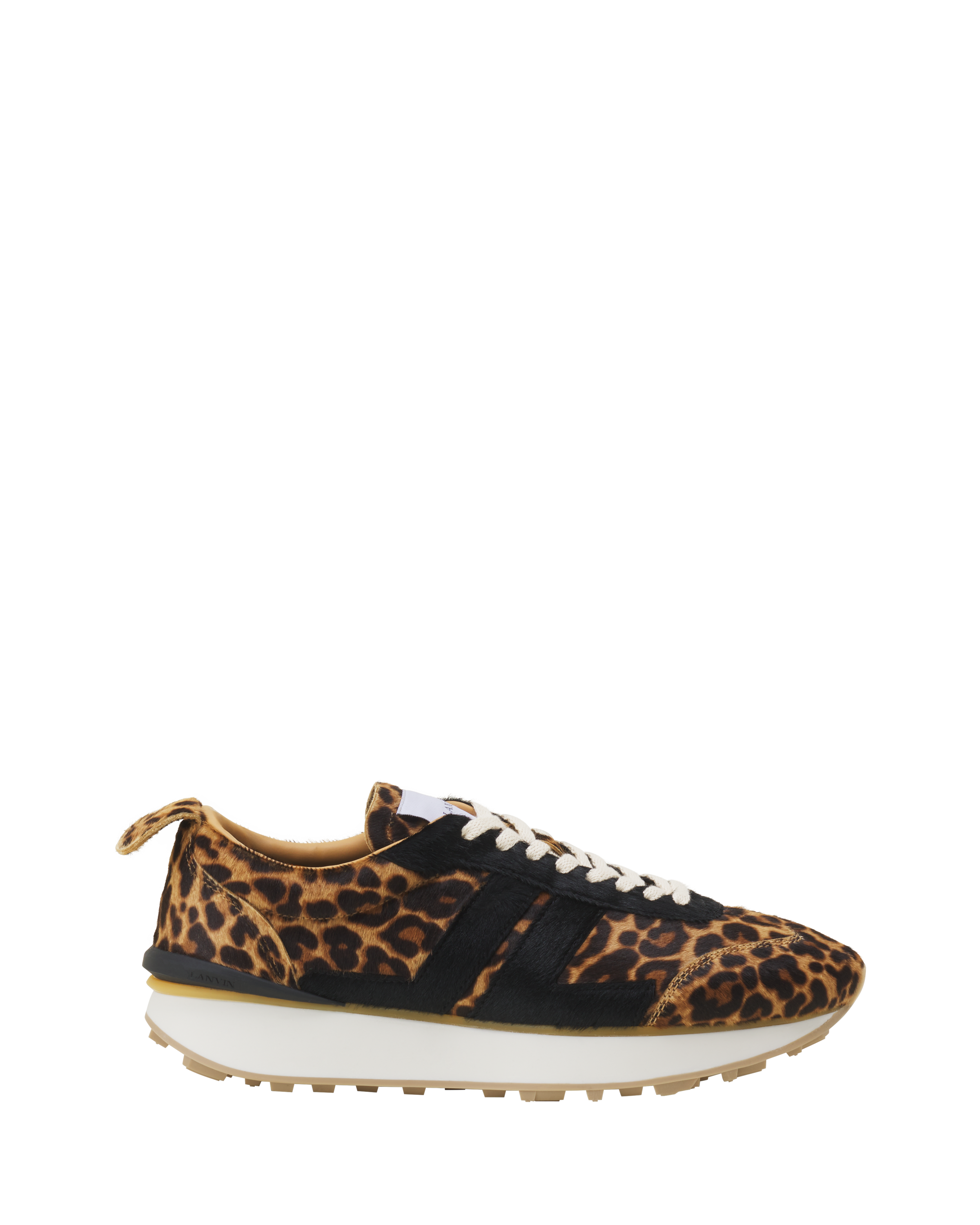 Lanvin Leopard Print Bumpr Sneakers In Pony, Main, color, Leopard