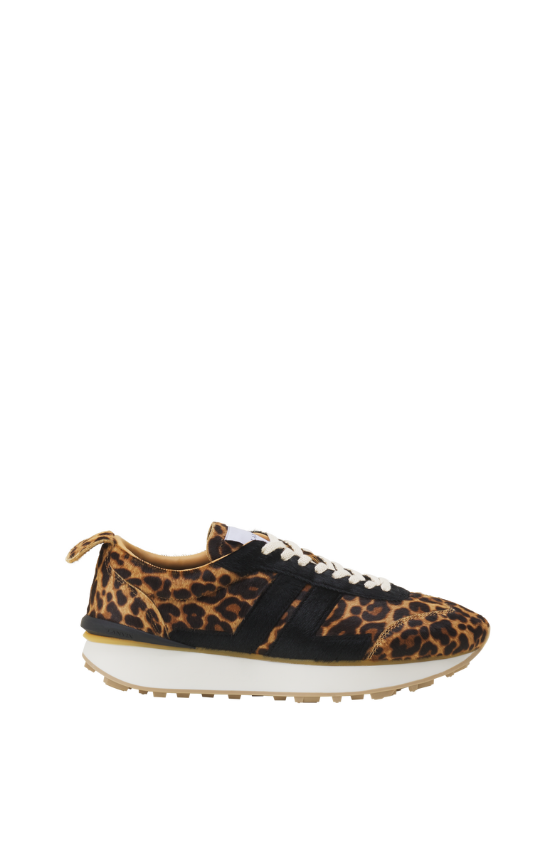 Lanvin Leopard Print Bumpr Sneakers In Pony, Main, color, Leopard