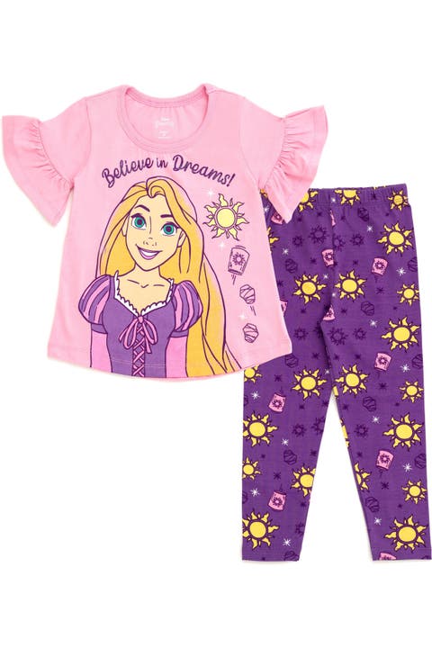 Frozen Queen Elsa 2-Piece T-Shirt and Leggings Set