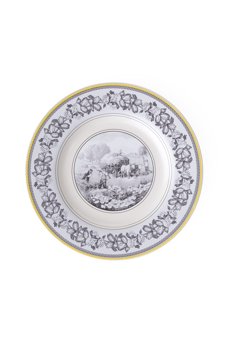 Audun Ferme Dinner Plate, Main, color, White