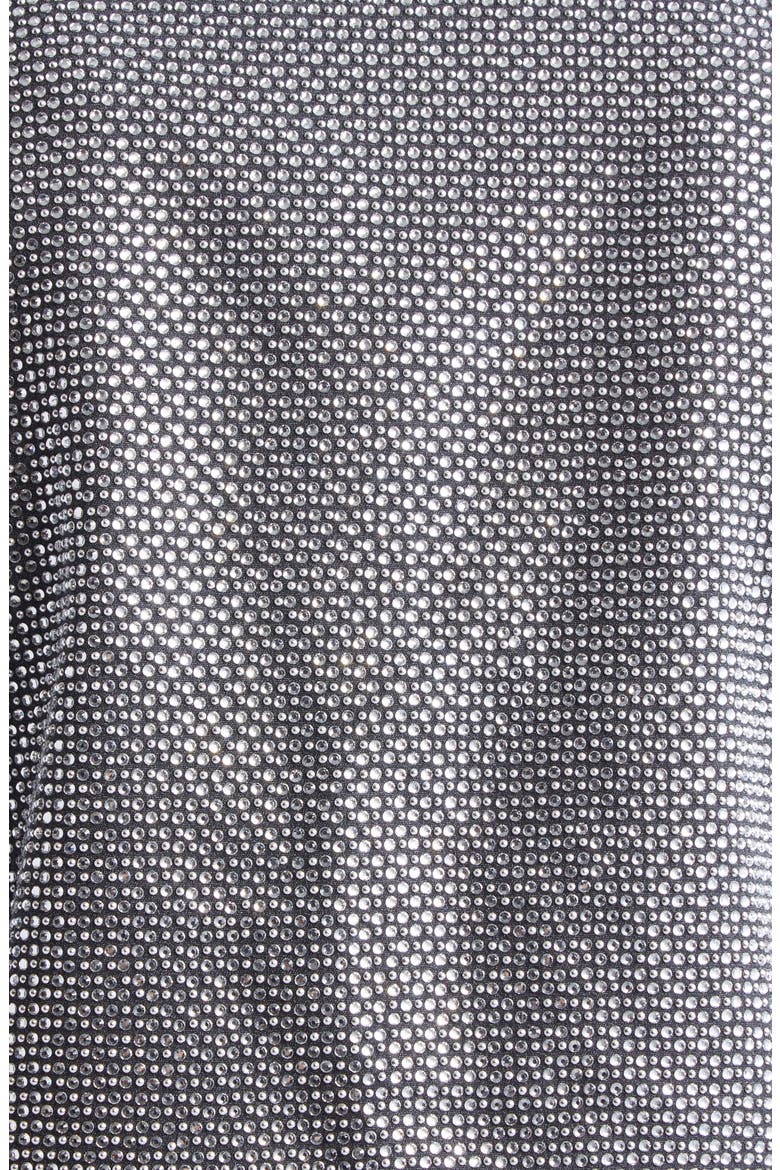 Crystal Embellished Crop Jacket, Alternate, color, DARK GREY MELANGE