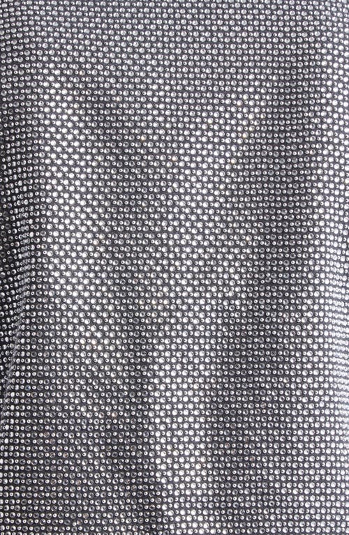 St John St. John Crystal Embellished Crop Jacket In Gray