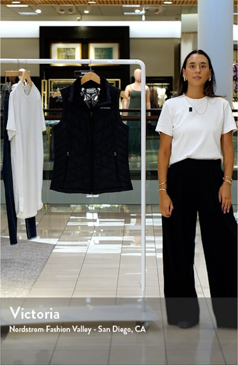 Heavenly II Water Repellent Quilted Vest, sales video thumbnail