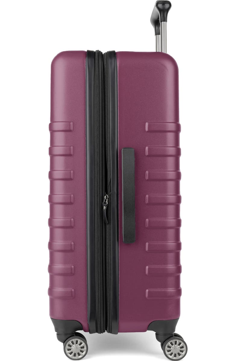 TRAVELPRO Rollmaster<sup>™</sup> 2 24-Inch Expandable Medium Checked Hardside Spinner Suitcase, Alternate, color, Dark Magenta Matte