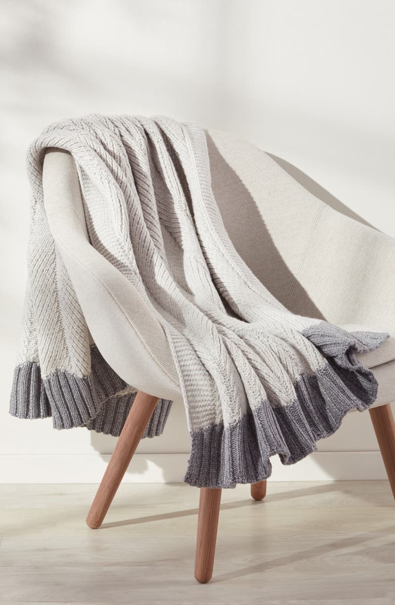 Nordstrom Sweater Knit Throw Blanket, Alternate, color, 