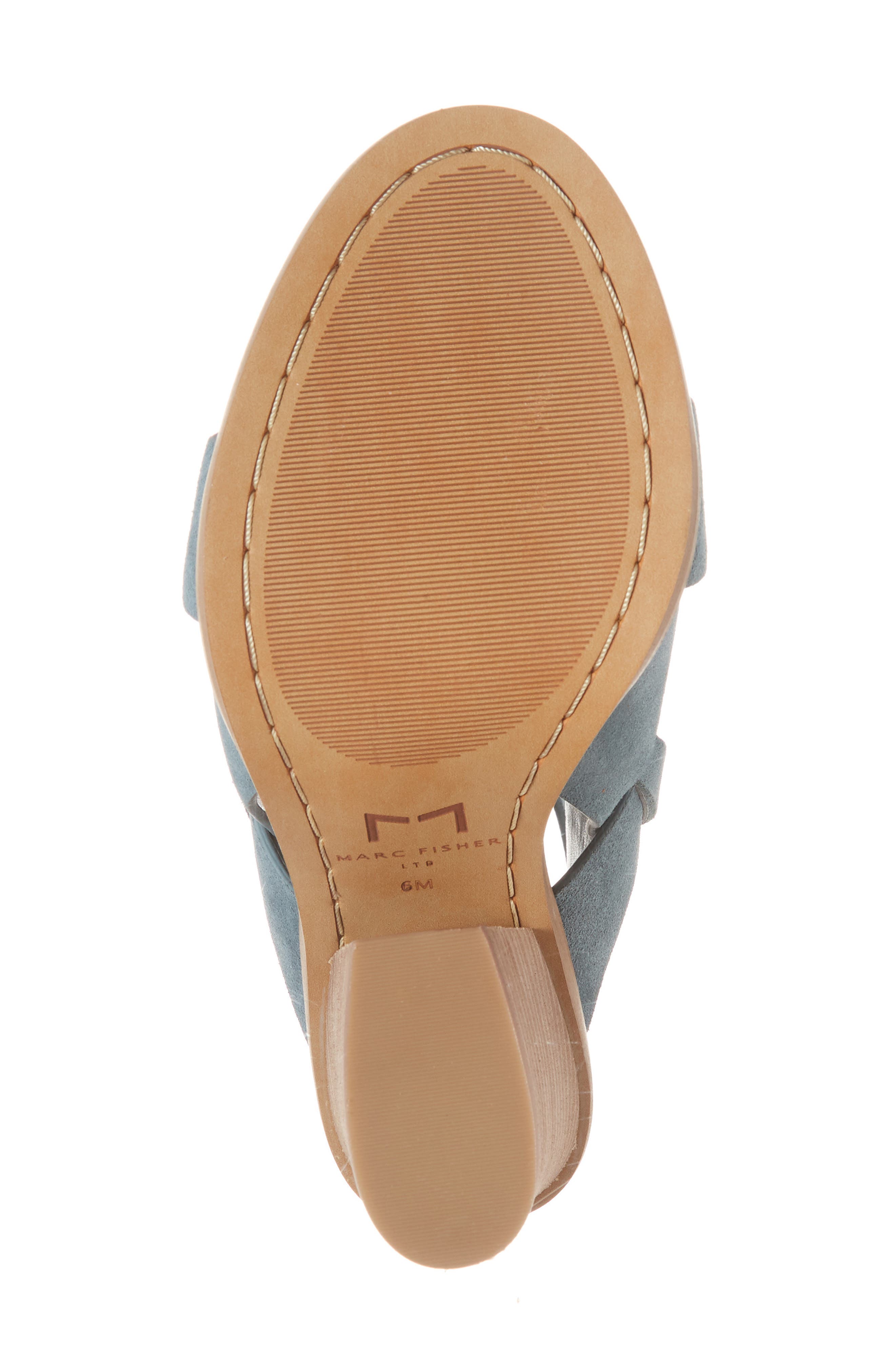 Valen Sandal, Alternate, color, BLUE SUEDE